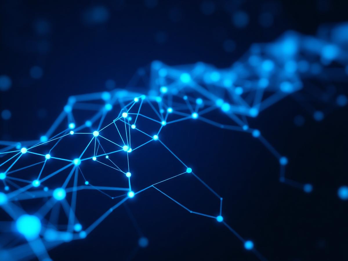 Abstract healthcare data network visualization